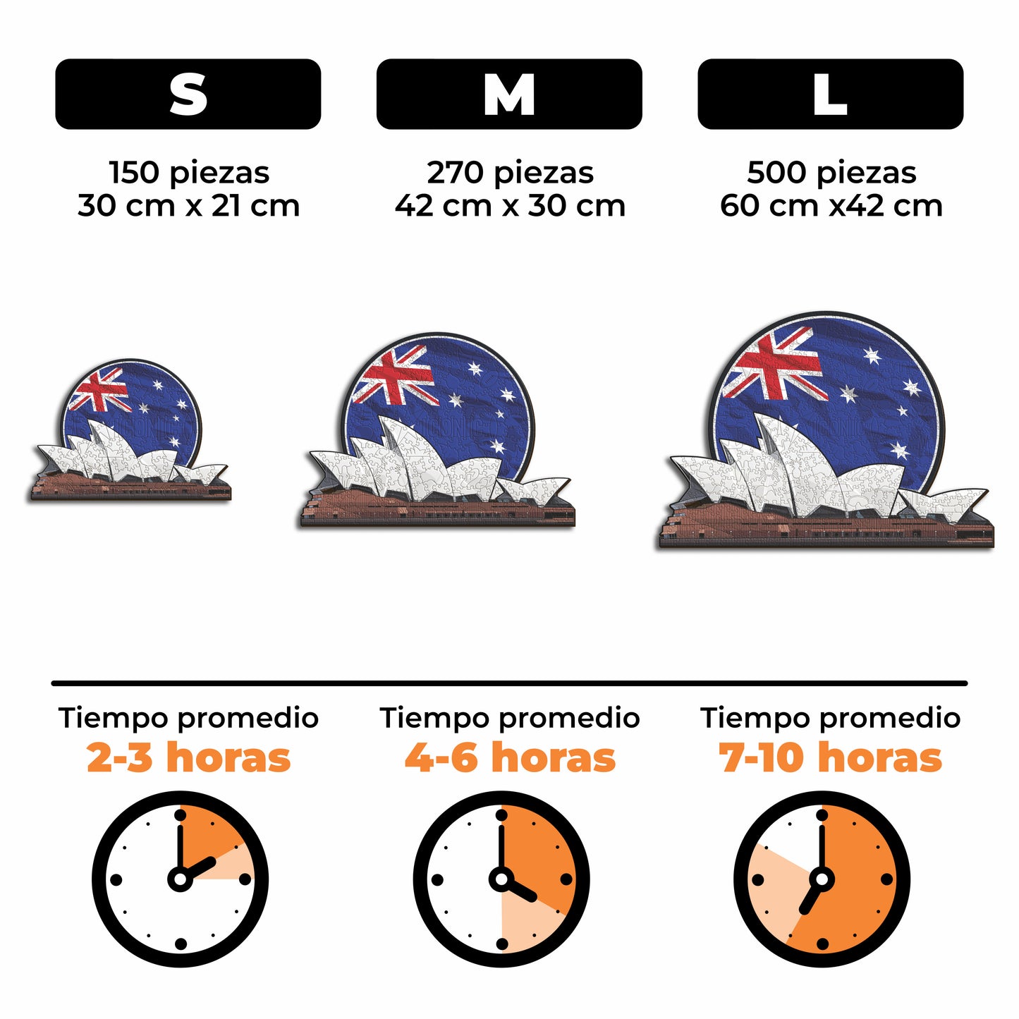 Sydney Opera House - Rompecabezas de Madera