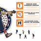 New Orleans Pelicans™ Mascota Puzle de Madera