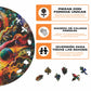 Luna Poderosa - Rompecabezas de Madera