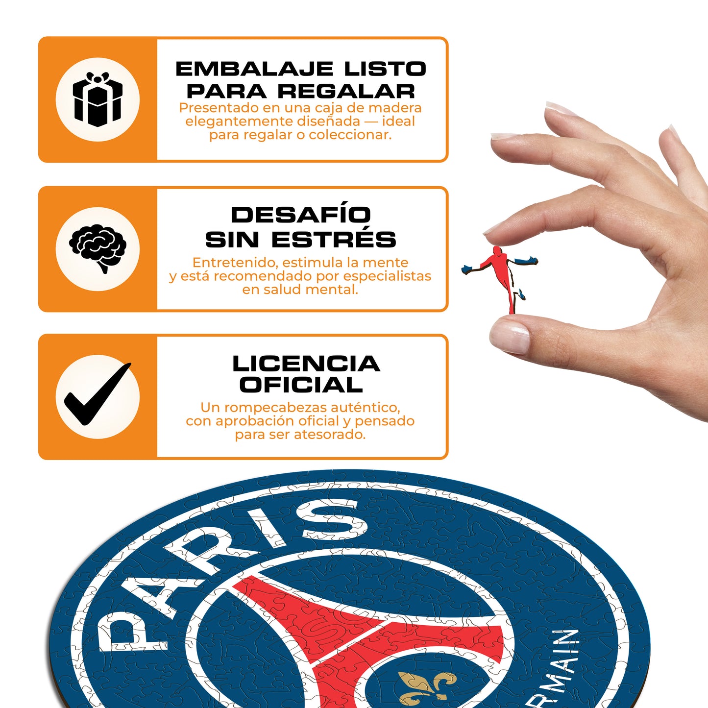 Paris Saint-Germain FC® Logo - Rompecabezas de Madera