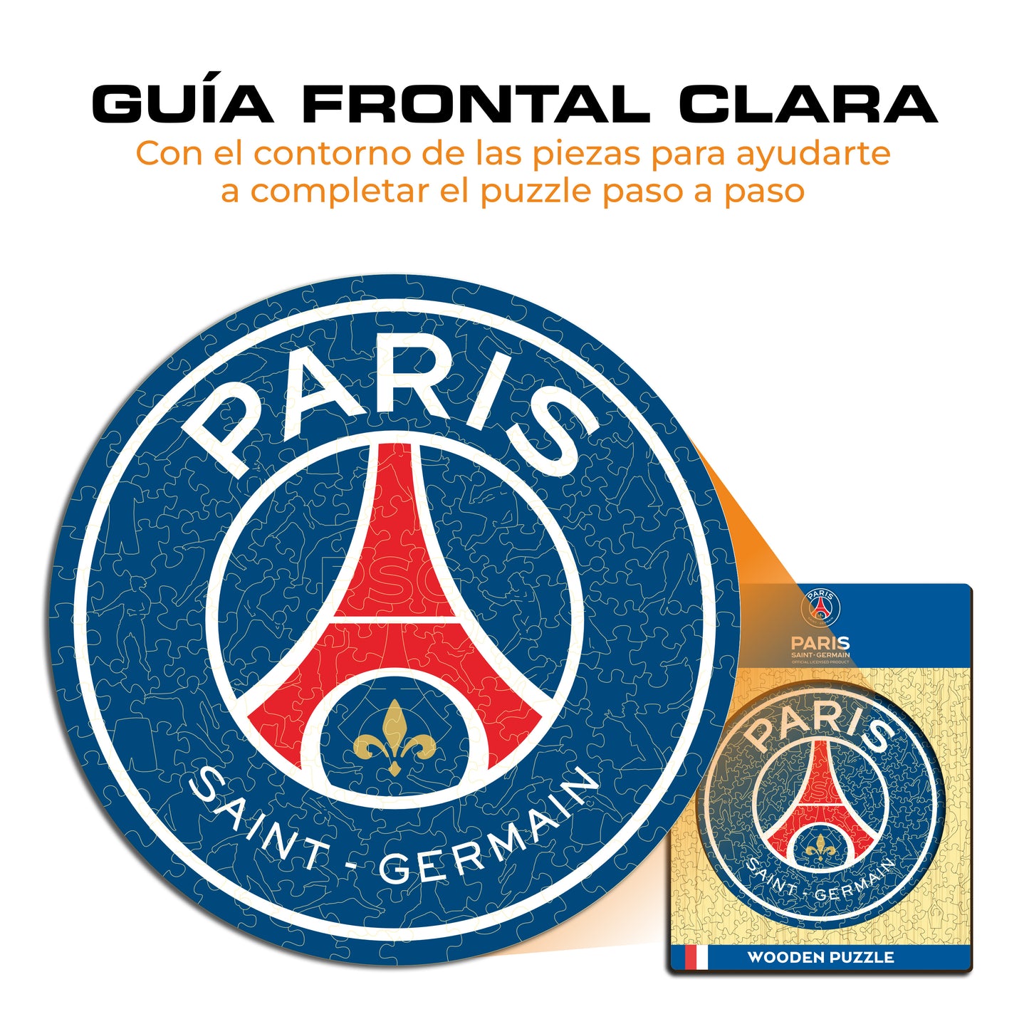 Paris Saint-Germain FC® Logo - Rompecabezas de Madera