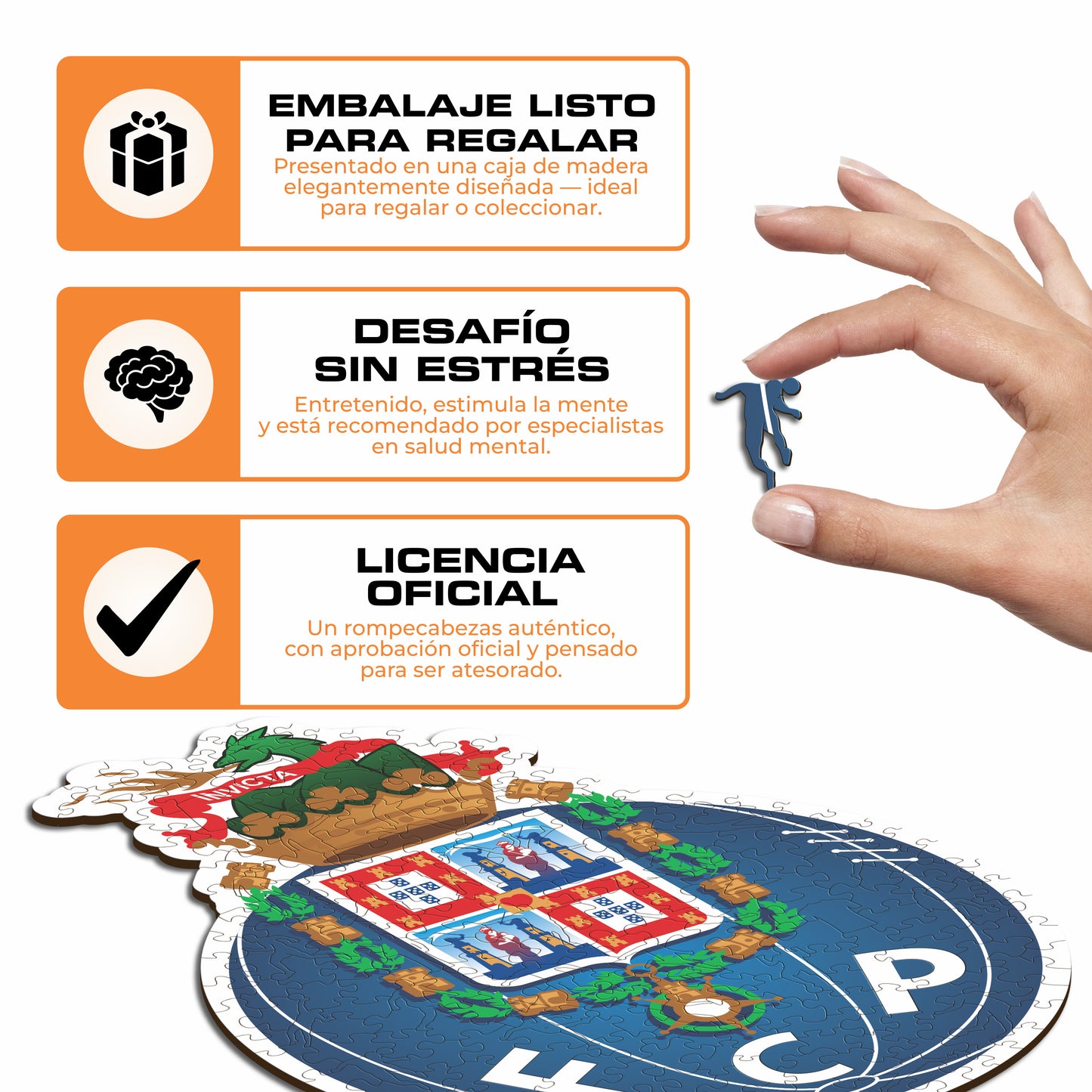 FC Porto® Logo - Rompecabezas de Madera