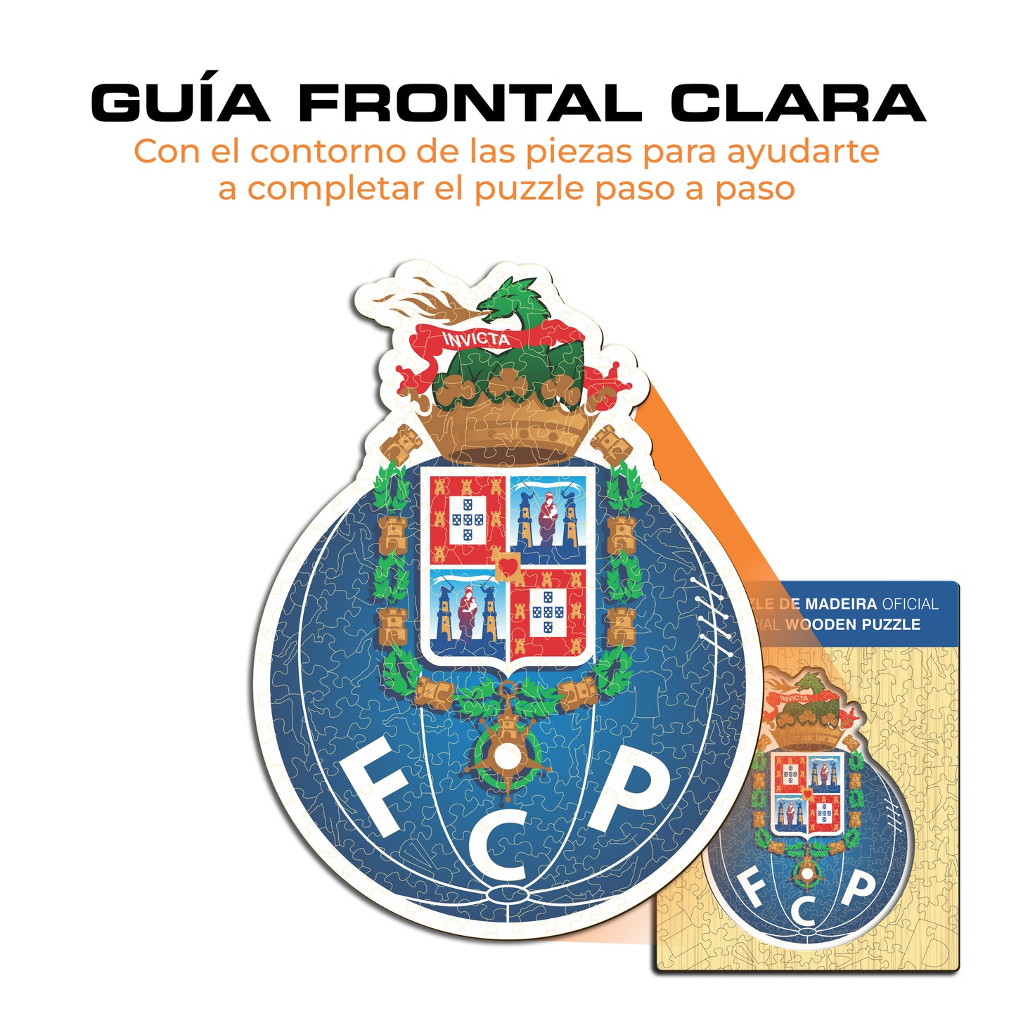 FC Porto® Logo - Rompecabezas de Madera