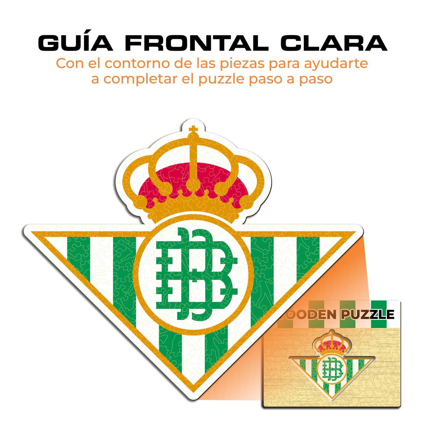 Real Betis® Logo - Rompecabezas de Madera