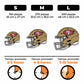 San Francisco 49ers™ Casco - Rompecabezas de Madera