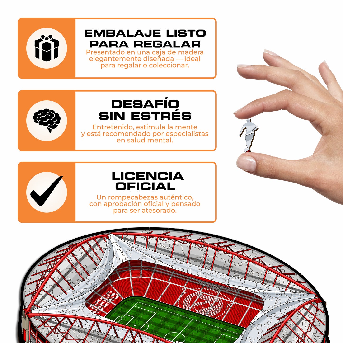 Estádio do SL Benfica® - Rompecabezas de Madera