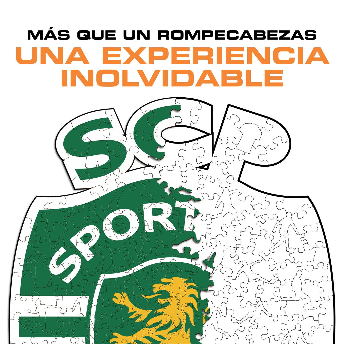 Sporting CP® Logo - Rompecabezas de Madera