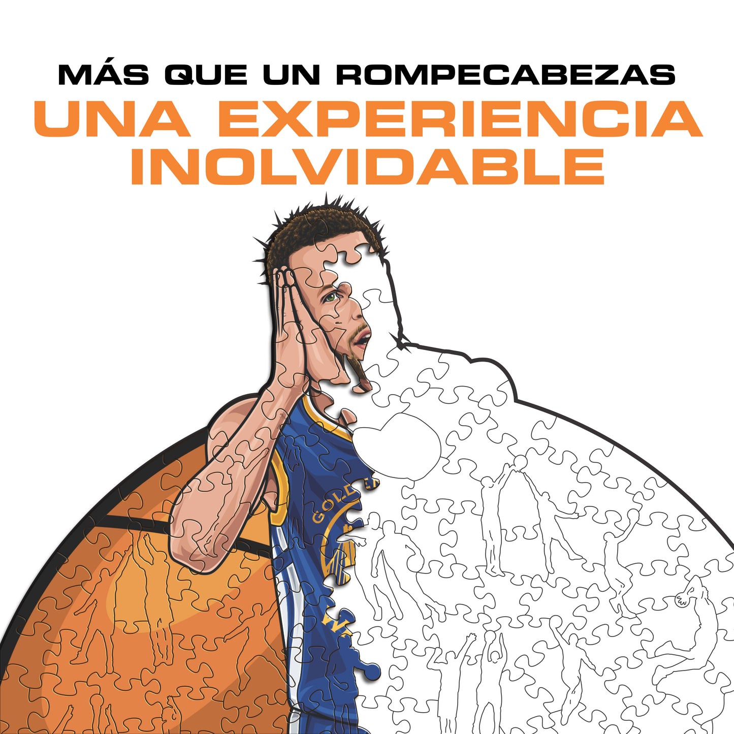 Stephen Curry - Rompecabezas de Madera