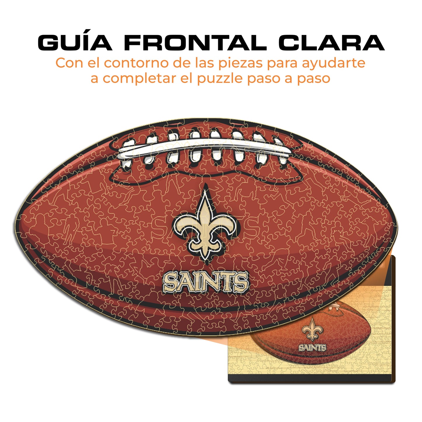 New Orleans Saints™ - Rompecabezas de Madera
