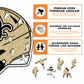 New Orleans Saints™ Casco - Rompecabezas de Madera