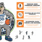 Minnesota Timberwolves™ Mascota - Puzzle de Madera