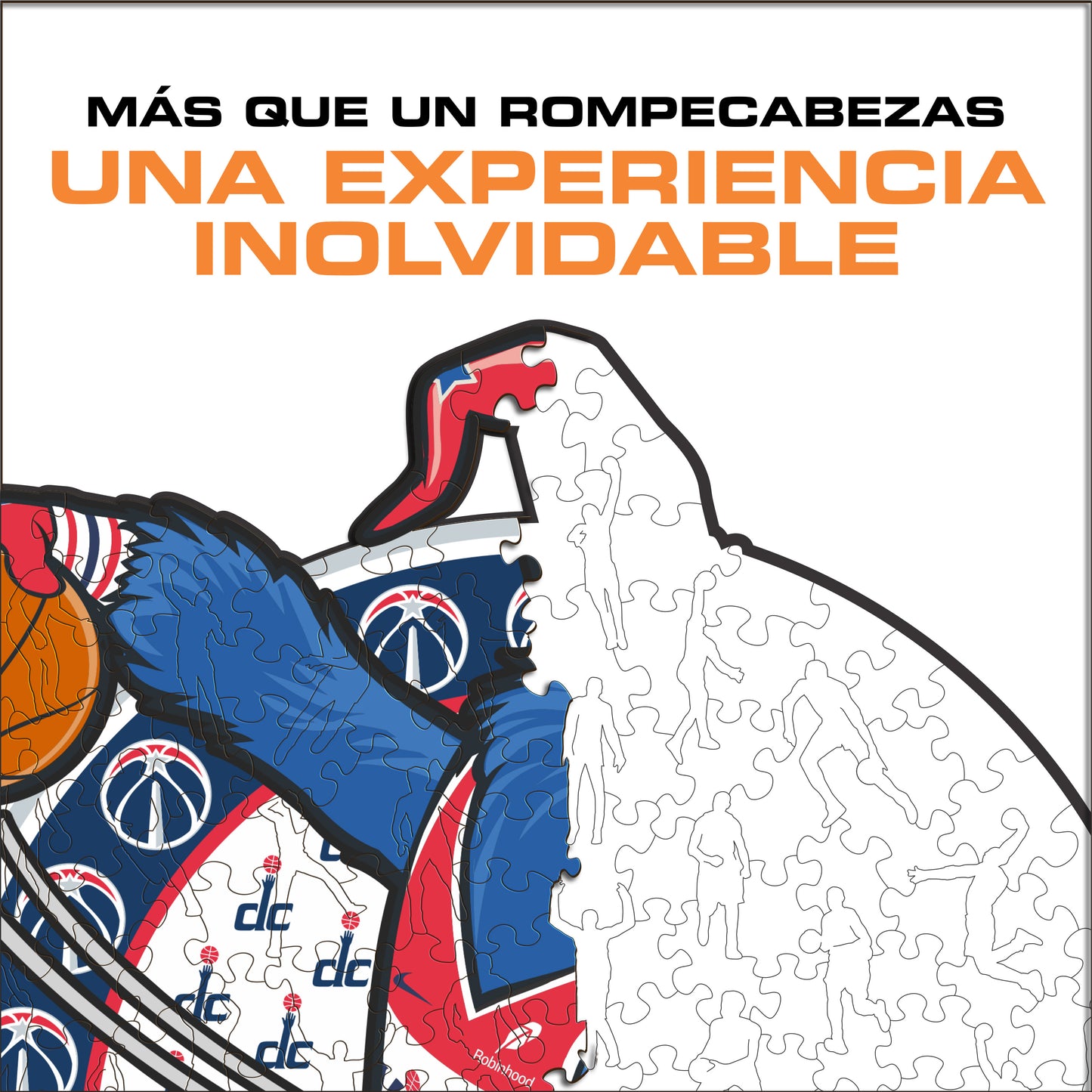 Washington Wizards™ Mascota Puzle de Madera