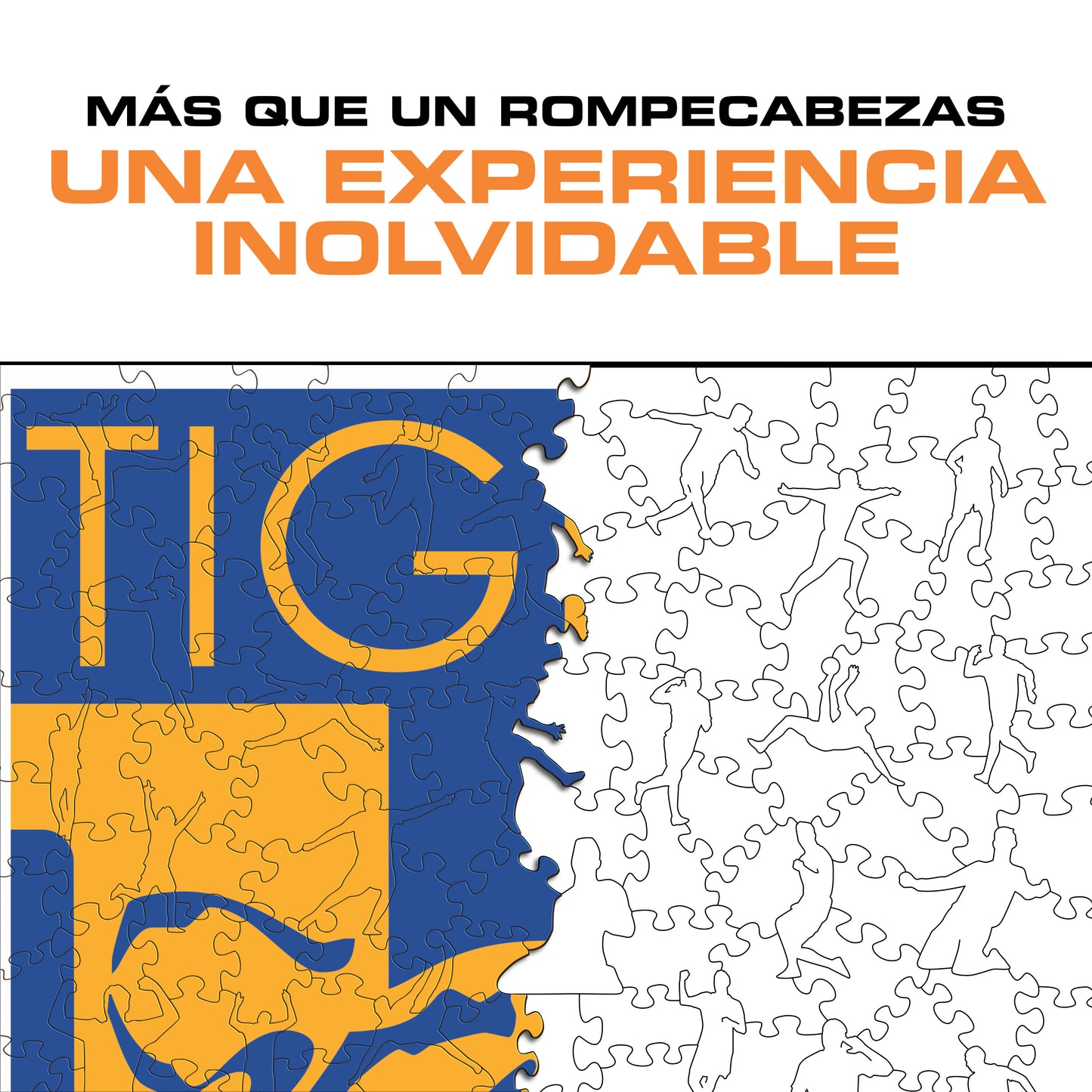 Tigres UANL® Logo - Rompecabezas de Madera