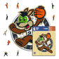 San Antonio Spurs™ Mascota - Puzzle de Madera