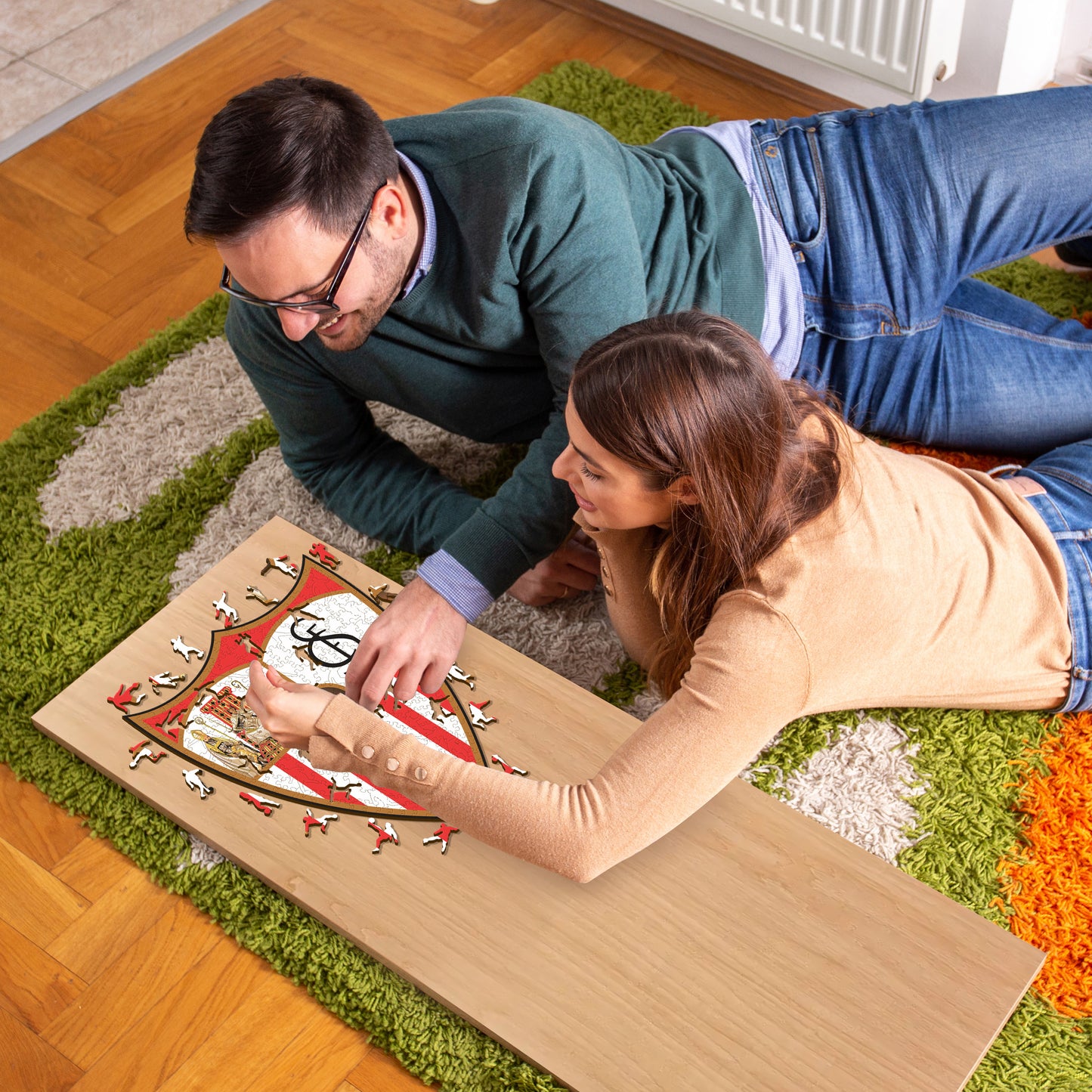 Sevilla FC® Logo - Rompecabezas de Madera