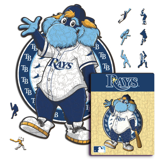 Tampa Bay Rays™ Mascota - Rompecabezas de Madera