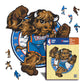 Oklahoma City Thunder™ Mascota - Puzzle de Madera
