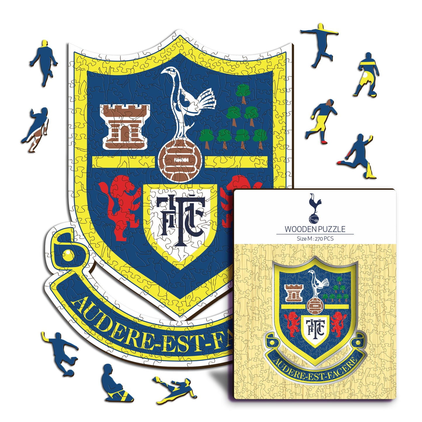 Tottenham Hotspur FC® Retro Logo - Rompecabezas de Madera