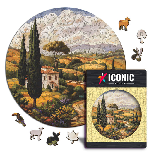 Toscana - Rompecabezas de Madera