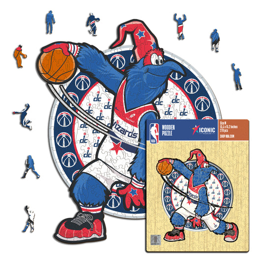Washington Wizards™ Mascota Puzle de Madera