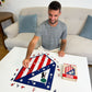 Atlético de Madrid® Logo - Rompecabezas de Madera