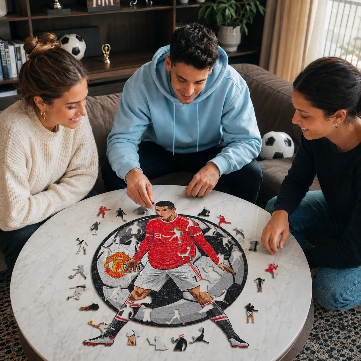 Cristiano Ronaldo - Puzzle de Madera