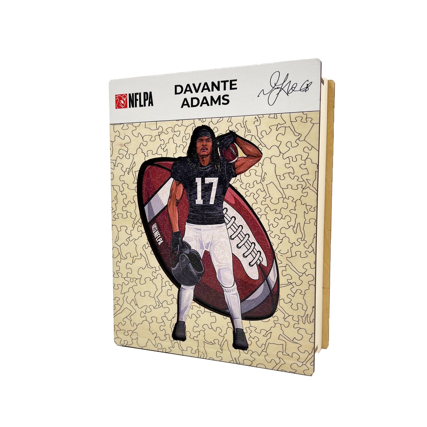 Davante Adams - Rompecabezas de Madera