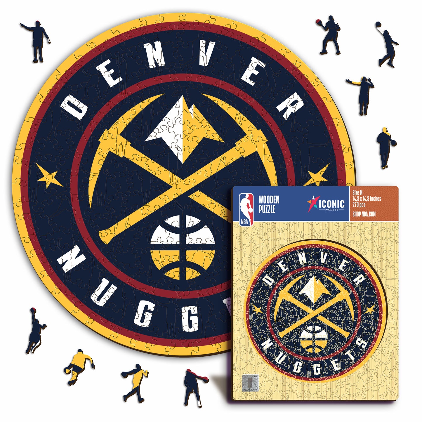 Denver Nuggets™ - Rompecabezas de Madera