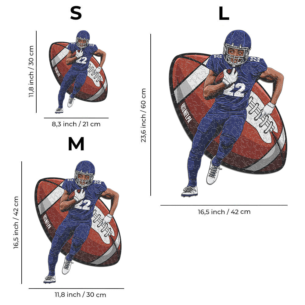 Derrick Henry - Rompecabezas de Madera