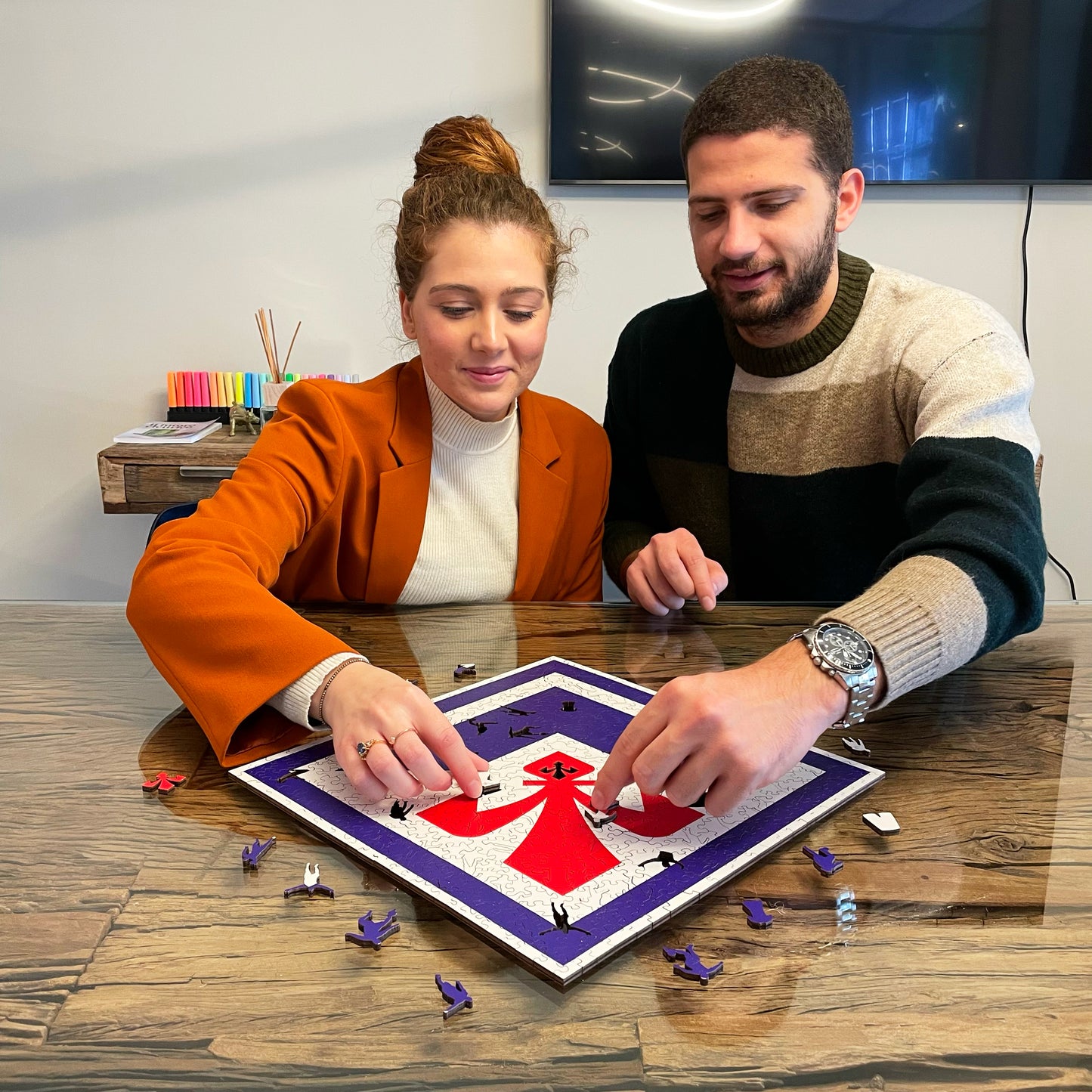 ACF Fiorentina® Logo - Rompecabezas de Madera