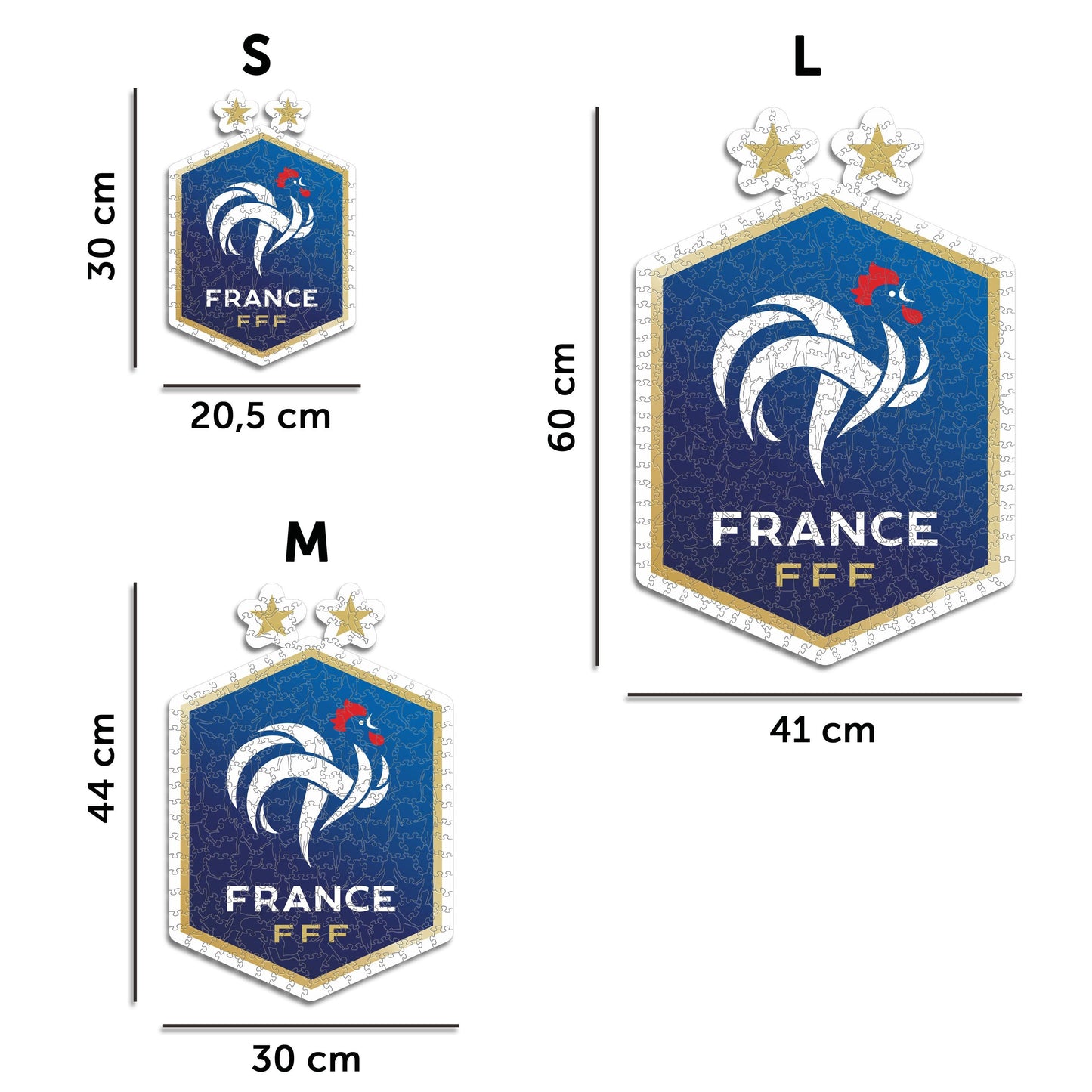 Équipe de France® Logo - Rompecabezas de Madera