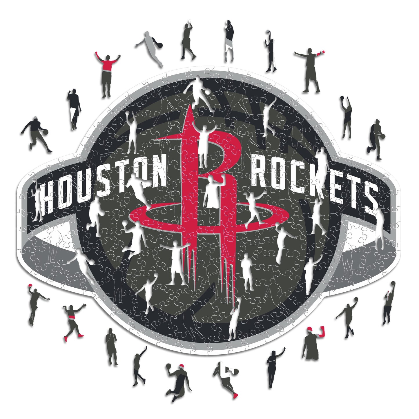 Houston Rockets™ - Rompecabezas de Madera