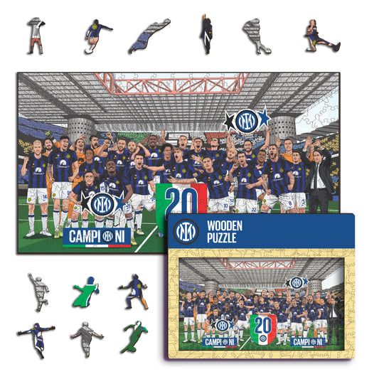 FC Inter® 20° Scudetto - Rompecabezas de Madera