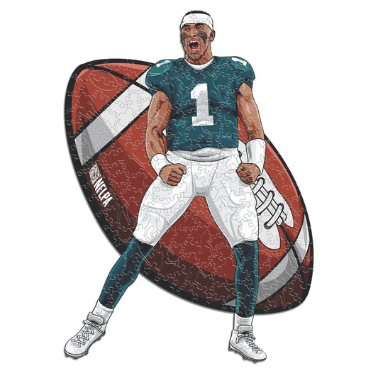 Jalen Hurts - Rompecabezas de Madera