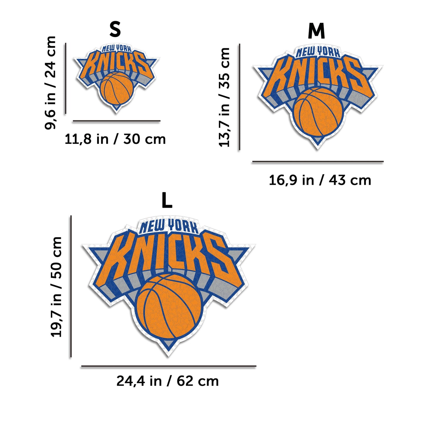 New York Knicks™ - Rompecabezas de Madera