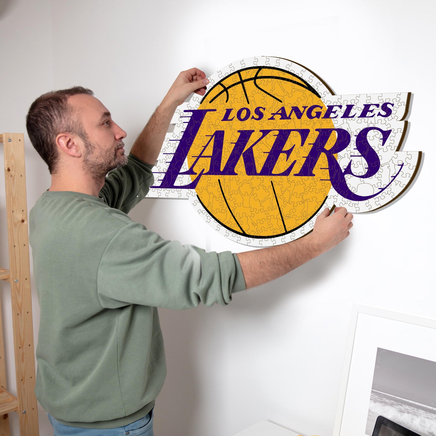 Los Angeles Lakers™ - Rompecabezas de Madera