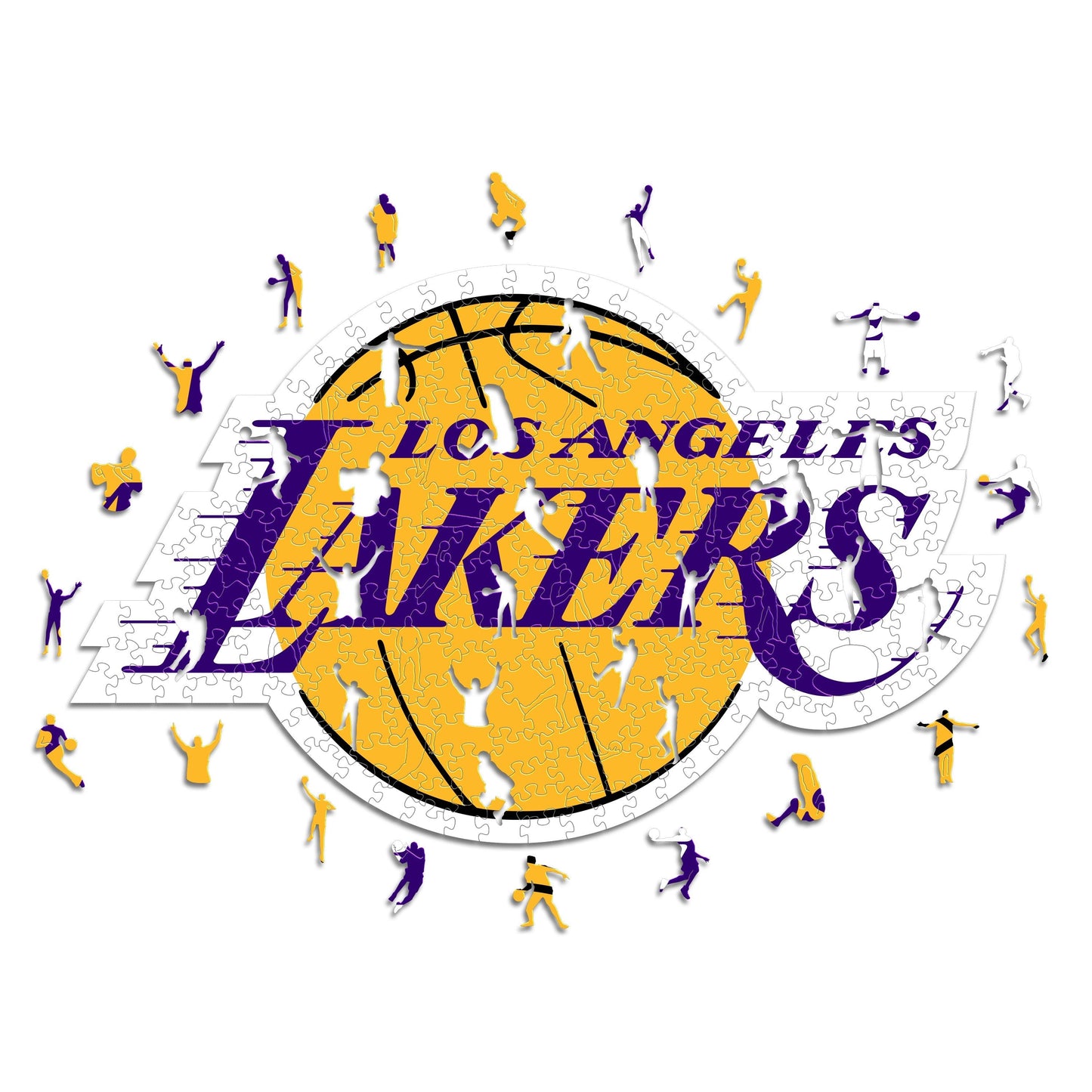 Los Angeles Lakers™ - Rompecabezas de Madera