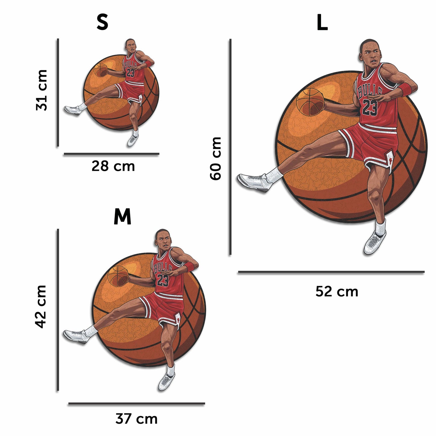 Michael Jordan - Rompecabezas de Madera