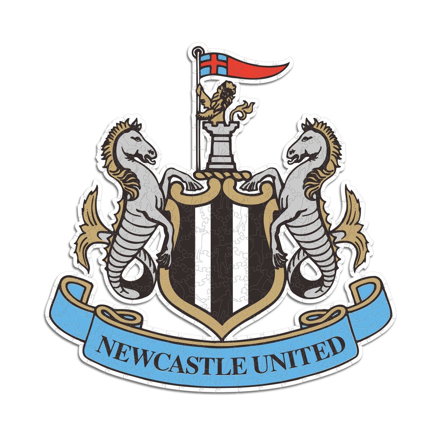 Newcastle United FC® Logo - Rompecabezas de Madera