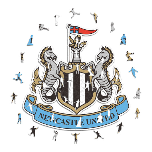 Newcastle United FC® Logo - Rompecabezas de Madera