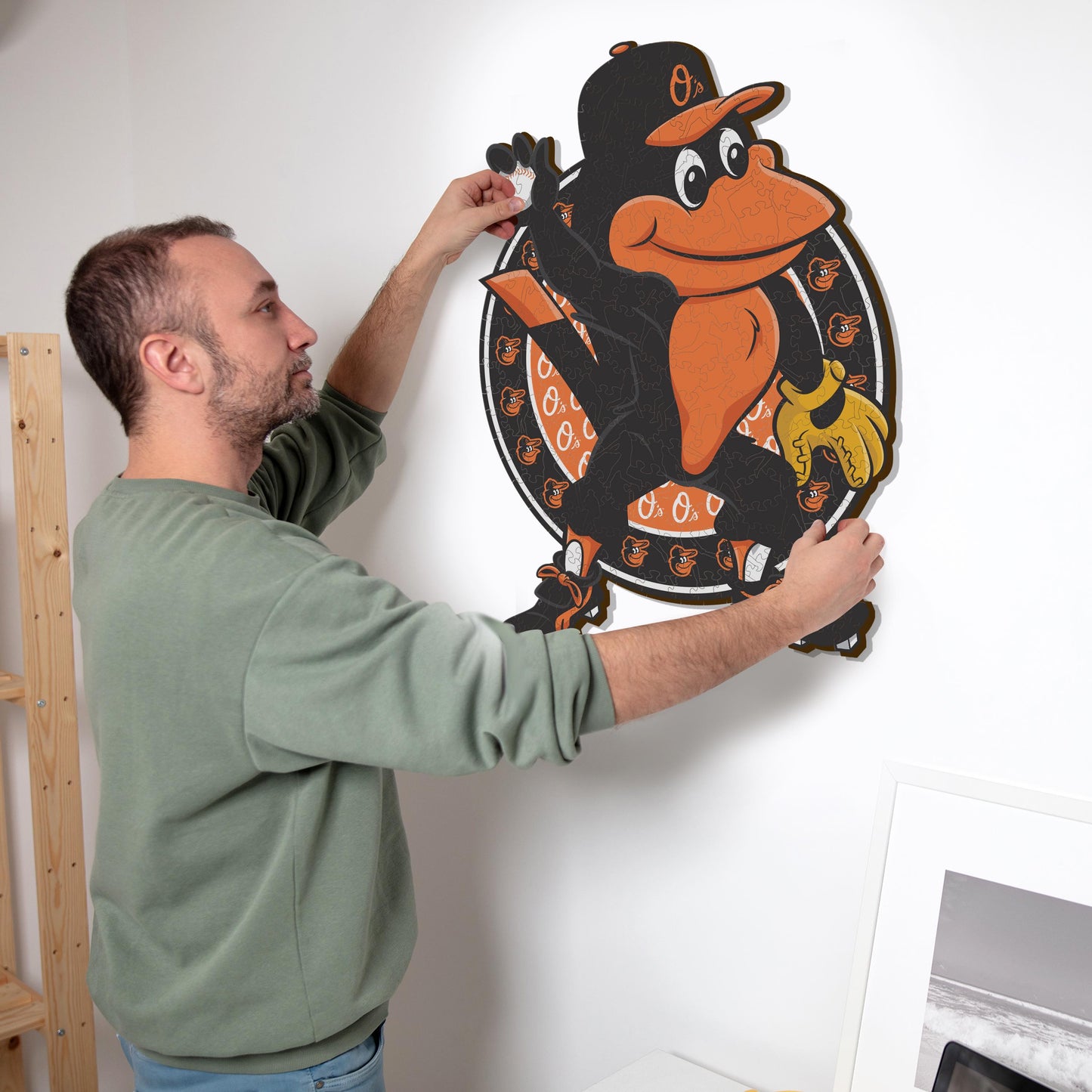 Baltimore Orioles™ Mascota - Rompecabezas de Madera