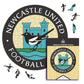 Newcastle United FC® Retro Logo - Rompecabezas de Madera