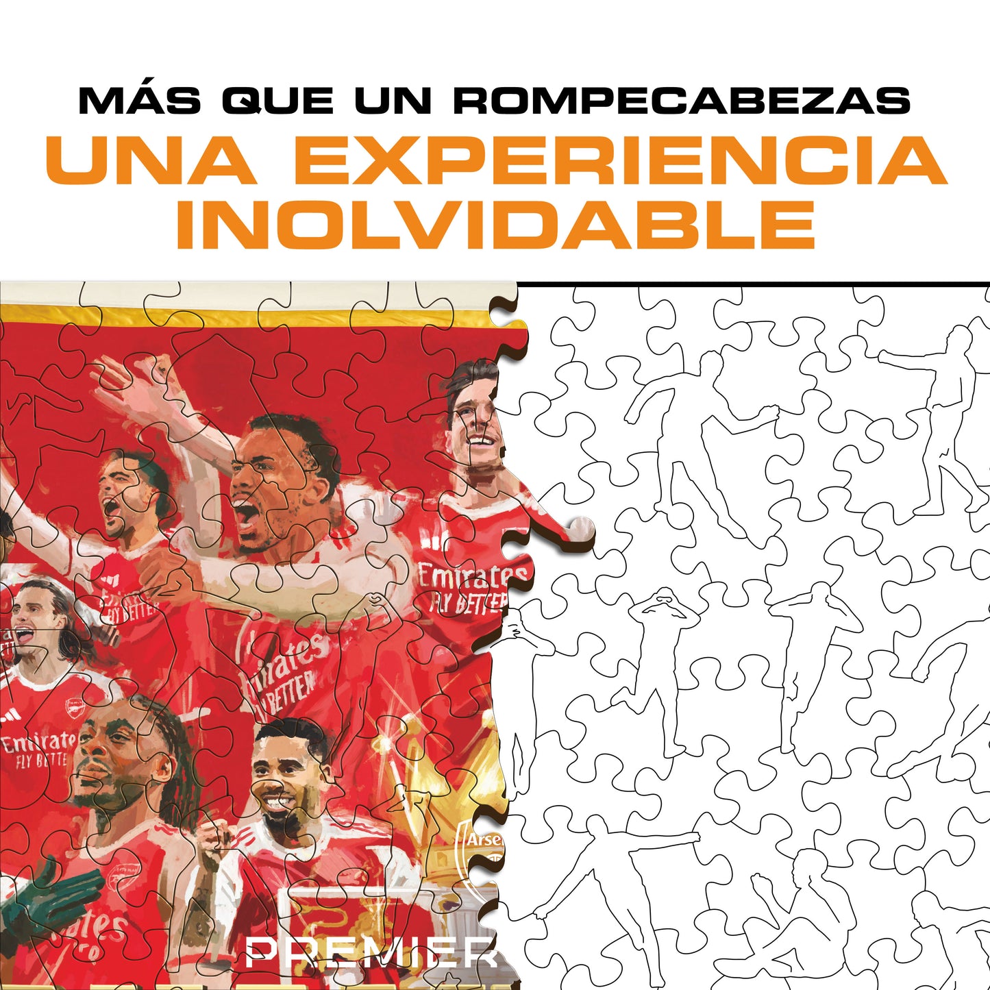 Arsenal FC® Premier League Champions 25/26 - Puzzle de Madera