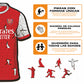 Arsenal FC® Camiseta - Rompecabezas de Madera