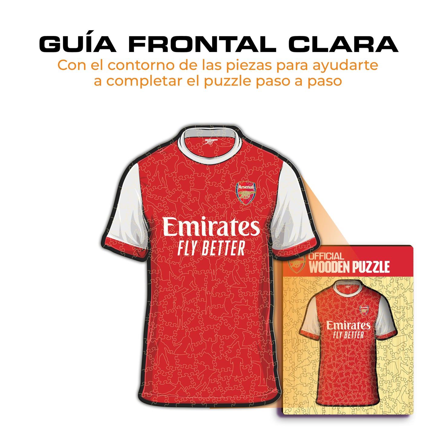 Arsenal FC® Camiseta - Rompecabezas de Madera