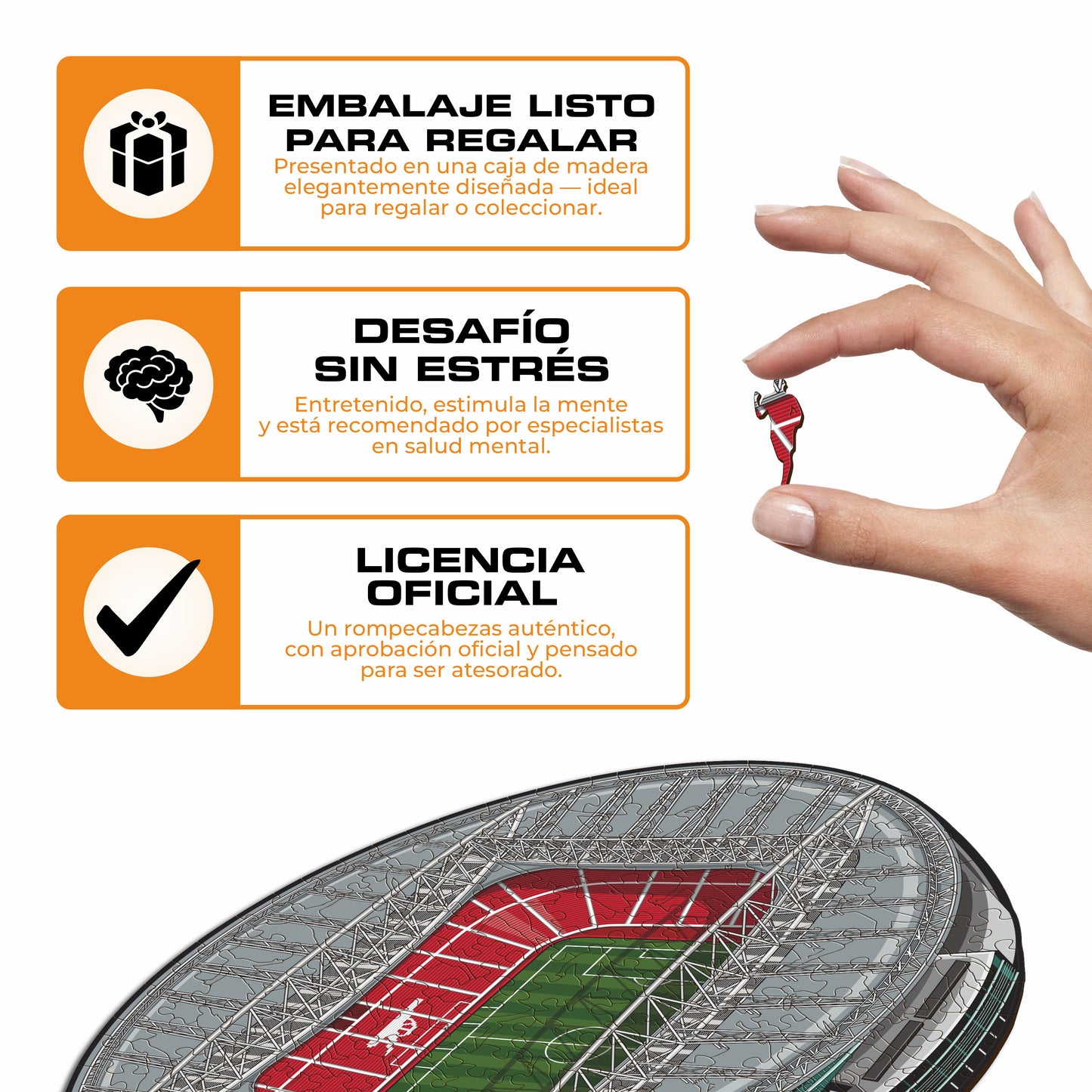 Arsenal FC® Emirates Stadium - Rompecabezas de Madera