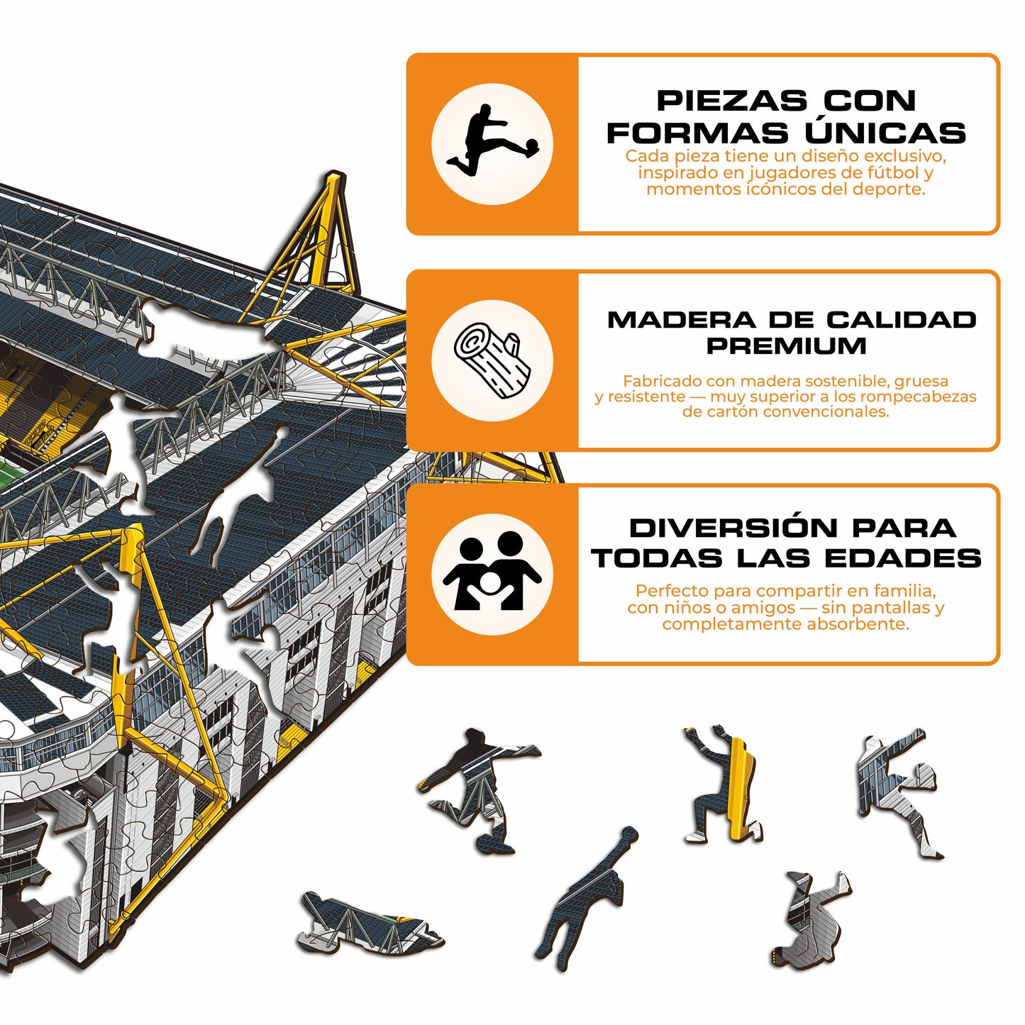 Borussia Dortmund® Signal Iduna Park Puzle de Madera