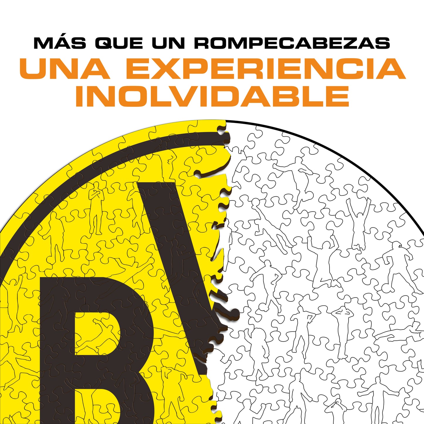 Logo Borussia Dortmund® Puzle de Madera