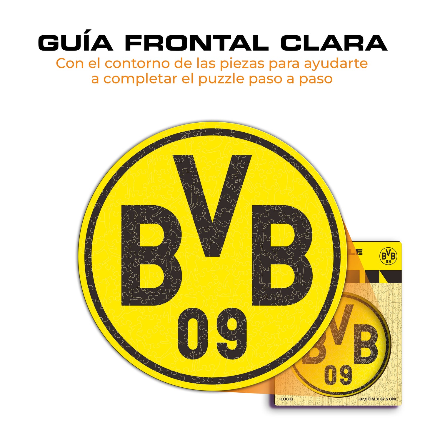 Logo Borussia Dortmund® Puzle de Madera