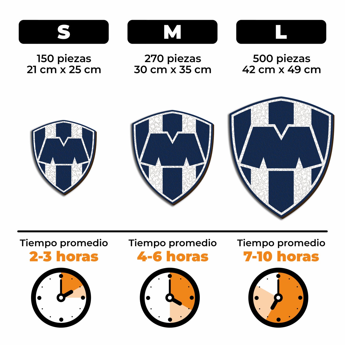 Club de Futbol Monterrey® Logo - Rompecabezas de Madera